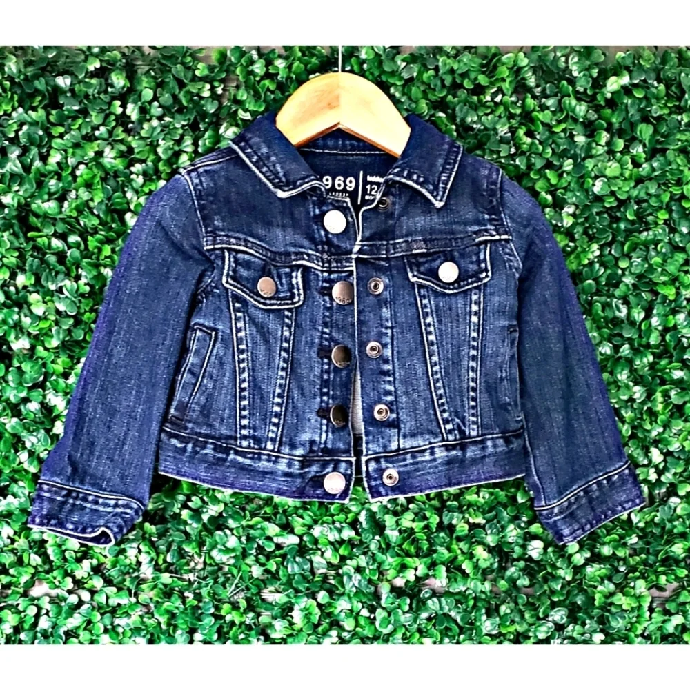 71. 2/$20 Gap Baby jean jacket